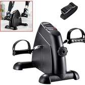 Mini vélo d'exercice pour jambes et bras avec écran LCD