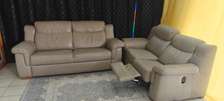SALON CUIR BEIGE