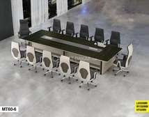 Table conférence 12 places 6000x1500mm design moderne