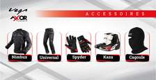 Veste et gants motards