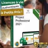 Licence authentique MS Projet pro & Visio Pro à vie 2024