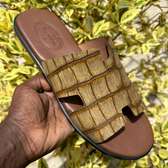 Chaussure sandale en cuir pour homme