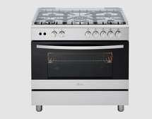 Cuisinière lg 5feux 90/60 gris