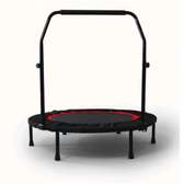 Mini trampoline fitness avec poignée ajustable antidérapant