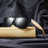 Lunettes de soleil bois naturel verres UV protection