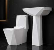 Ensemble chaise anglaise et Lavabo complet