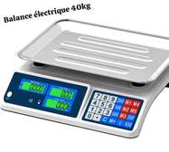 Balance électrique 40 kg inox écran digital tare