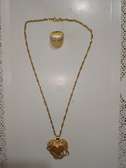 Collier en or+ bague en or