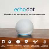 Enceinte connectée Amazon Echo Dot 5 avec Alexia