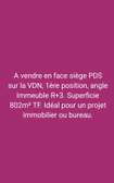 Immeuble à vendre sur la Vdn (en face Siège Pds)