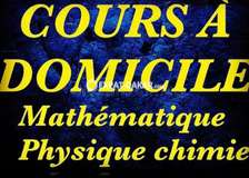 Cours à domicile maths sciences physiques