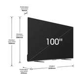 TELEVISEUR HISENSE 100POUCES UHD 4K 8BITS+FRC 100U7Q
