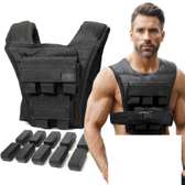 Gilet lourd 10kg avec plaques ajustables résistance