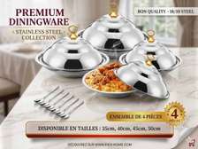 4 Plats de Service Premium en Inox