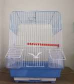 Cage  oiseaux en métal et plastique pour les oiseaux