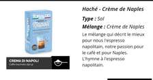 CAFÉ MOULU CREMA DI NAPOLI  TORALDO