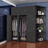 Armoire Penderie 3 battants en plastique avec angle