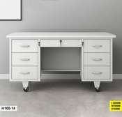 TABLE BUREAU METALIQUE H100-14