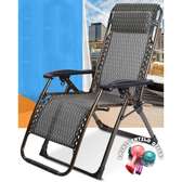 Chaise longue pliante de relaxation solide et confortable