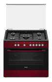 CUISINIÈRE HAIER 5 FEUX 90×60 ROUGE HCR6050EGR