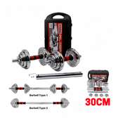 Haltère de musculation 20kg avec Barre d’extension ajustable