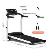 Tapis de course électrique ultra-fin avec rampette LCD