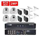 8 Caméras 2mp + Dvr + Cables