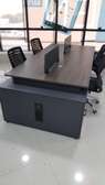 Station de bureaux 4places