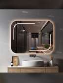 Miroir lumineux LED mural design moderne 60x50 cm