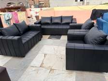 Salon 7 place semi cuire
