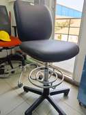 Chaise bureau ergonomique simili cuir réglable noir