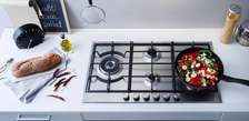 PLAQUE 5FEUX ENCASTRABLE ELBA 90X60 A GAZ GRIS