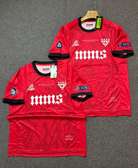 Maillot Football Rouge S/M Tissu Respirant
