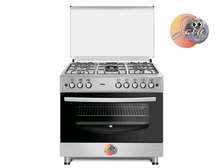 CUISINIERE FERRE 5FEUX 90X60 A GAZ GRIS F9P50G2DI