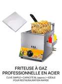 Friteuse à Gaz Professionnelle Acier 6L