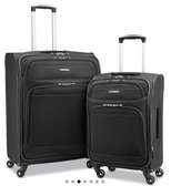 Set de deux valises SAMSONITE en tissu noir