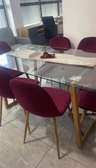 Table à manger en verre + 6 chaises