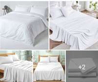 Drap blanc triple lit 100%Coton