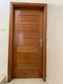 Porte bois massif naturelle design moderne 70x204 cm