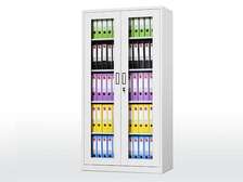 ARMOIRE METAL HAUT PORTE VITRE