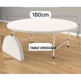 Table ronde Idéale pour 10 à 12 personnes