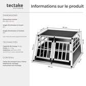 Cage de chien 89x69x50 cm 70 kg