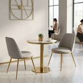 TABLE TETE A TETE 2PLACES EN MARBRE