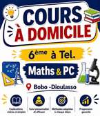 Cours maths physique à domicile  collège-lycée