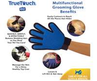 Gant en silicone attrape poil pour chien et chat