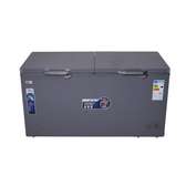 Congélateur coffre 400L gris A+ double compartiment