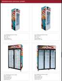 Electron réfrigérateur vitrine vertical grande capacité