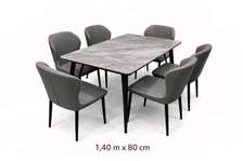 Ensemble table à manger avec 6 chiasse