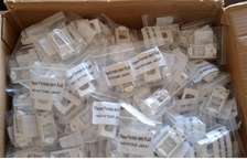 Plaques frontales Keystone RJ45 lot blanc standard