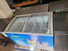 Haier congélateur vitrine 2 portes grande capacité